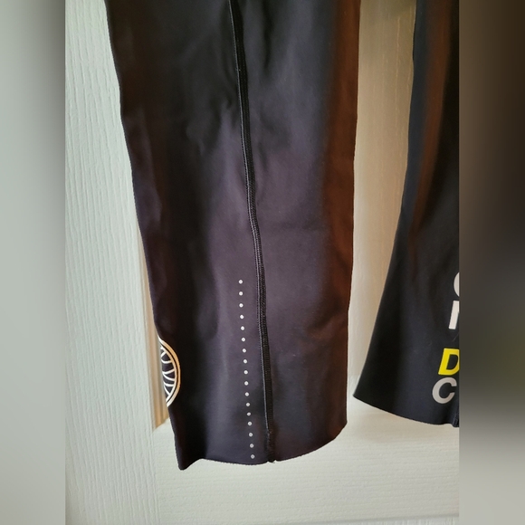 Lululemon Fast & Free Crop II *Nulux 19" SoulCycle Washington DC Black Size 4 - Picture 7 of 14